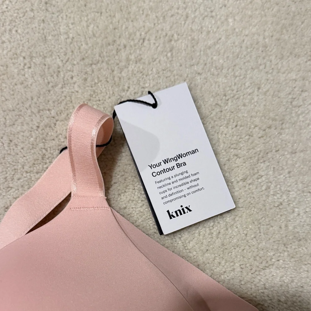 NEW Knix Wing Woman Contour Bra Size 46E NWT. Blush tone. - Picture 3 of 10